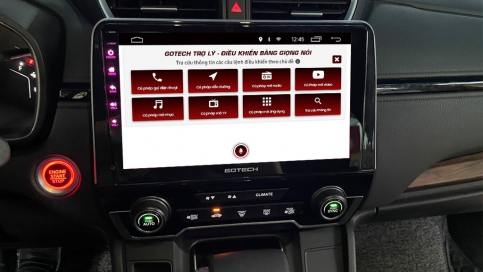 Màn hình DVD Android liền camera 360 Honda CRV 2018 - nay | Gotech GT360